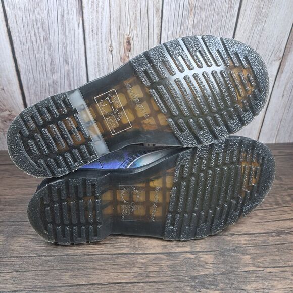 DR Martens 1460 Pascal Blue Tie Dye Summer Tumbled Boots Women's Sz 6 (NWT) - Picture 7 of 8